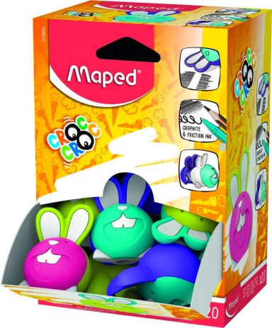 Maped Γόμα Croc Croc Puzzle Λαγουδάκι 3 Σχέδια-1Τχμ (015802) (1)