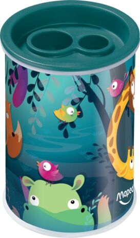 Maped Jungle Fever Ξύστρα Can 2 Τρύπες (044103) (1)