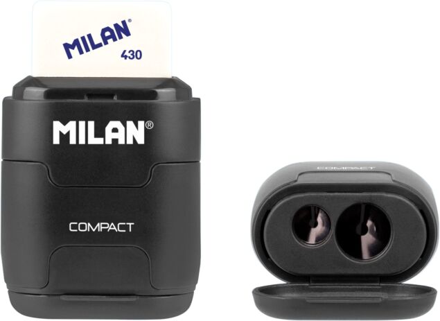 Milan Γόμα-Ξύστρα Διπλή Compact Shadow (325-00129-4703116DW) (0)