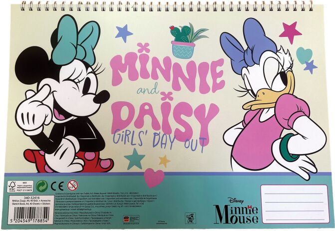 Minnie Nomadic Spirit Μπλοκ Ζωγραφικής Α4+Stickers (340-32416) (0)