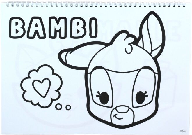 Disney Animals Μπλοκ Ζωγραφικής Α4 Και Stickers (341-26416) (3)