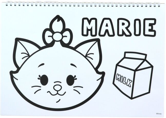 Disney Animals Μπλοκ Ζωγραφικής Α4 Και Stickers (341-26416) (4)