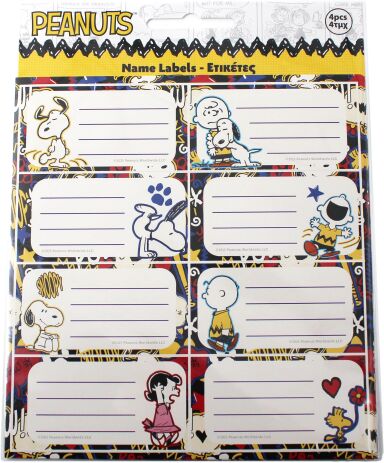 Gim Peanuts Ετικέτα-4Τμχ (775-74146) (0)