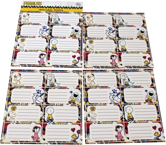 Gim Peanuts Ετικέτα-4Τμχ (775-74146) (1)