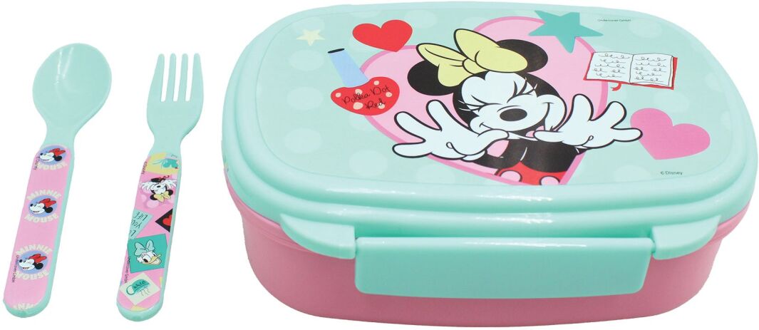 Gim Δοχείο Φαγητού Με Κουτάλι/Πιρούνι Minnie (553-06276) (0)