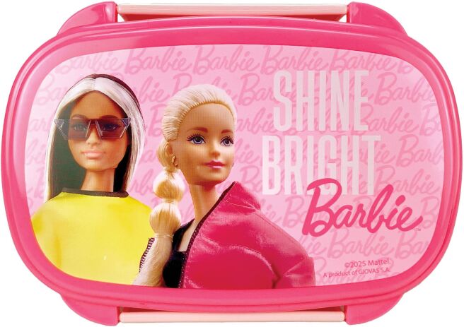 Gim Δοχείο Φαγητού Με Κουτάλι/Πιρούνι Barbie-2 Σχέδια (571-22276) (0)