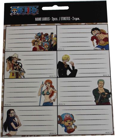 Gim Ετικέτα 2Τμχ One Piece (775-25046) (0)