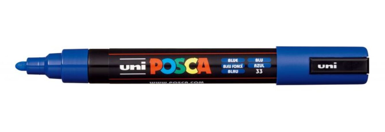 Posca Μαρκαδόρος Μεσαίο Μπλε-1Τμχ (BL-4075) (1)