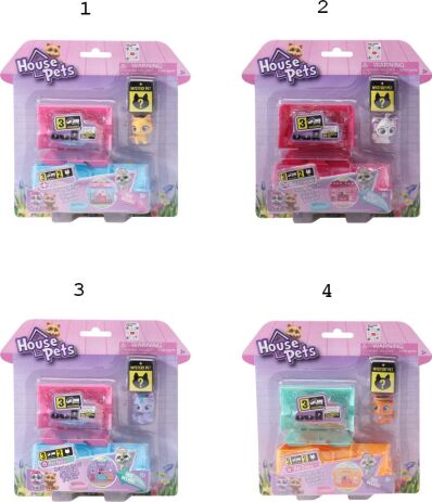 House Pets Playset-4 Σχέδια (1060) (1)