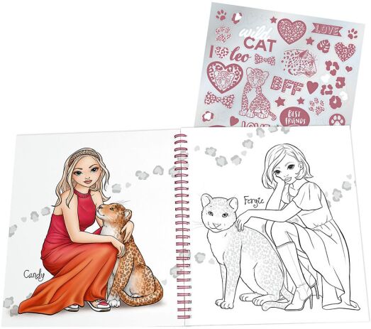 Top Model Μπλοκ Ζωγραφικής Leoheart Colouring Book (D13737) (1)