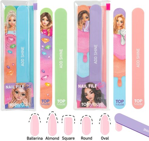 Top Model Nail File-2 Σχέδια-1Τμχ (D12695) (1)
