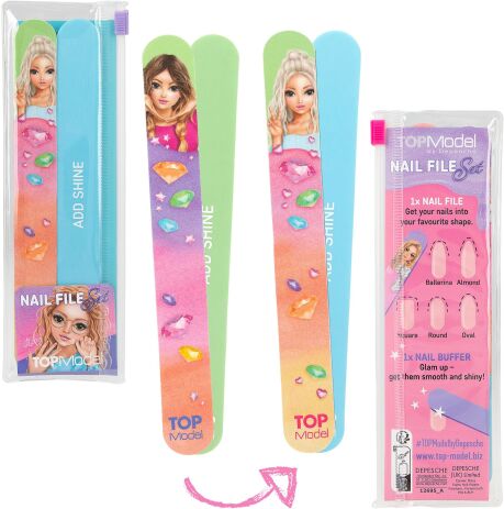 Top Model Nail File-2 Σχέδια-1Τμχ (D12695) (2)