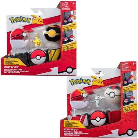 Pokemon Ζώνη Με 2 Clip'n Go W10-2 Σχέδια (JW095283-W10) (2)