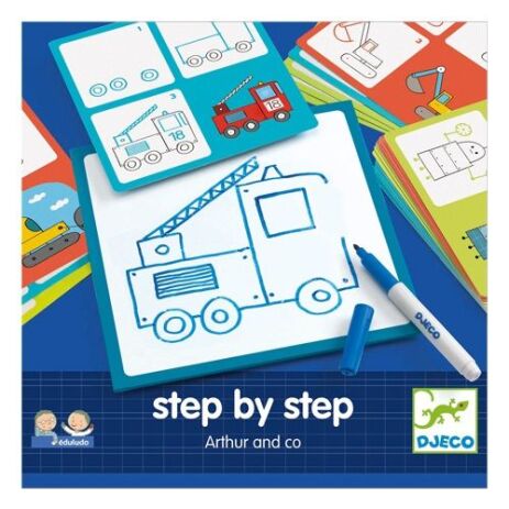 Djeco Ζωγραφική Βήμα-Βήμα Αρθούρ (176-08321) (1)