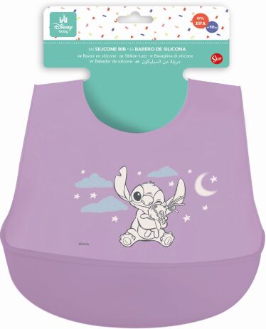 Stor Σαλιάρα Σιλικόνης Stitch (105612) (1)