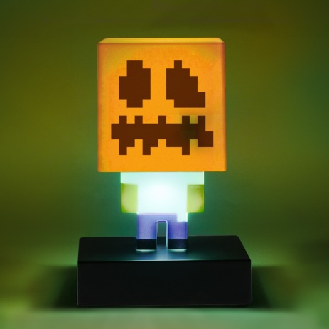 Paladone Minecraft Zombie Jack O Lantern Icon Light (104903) (2)