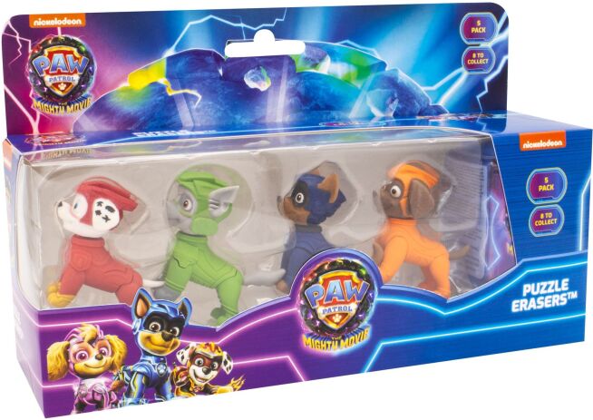 Paw Patrol 3D Puzzle Erasers 5Τμχ (PAWM1240) (1)