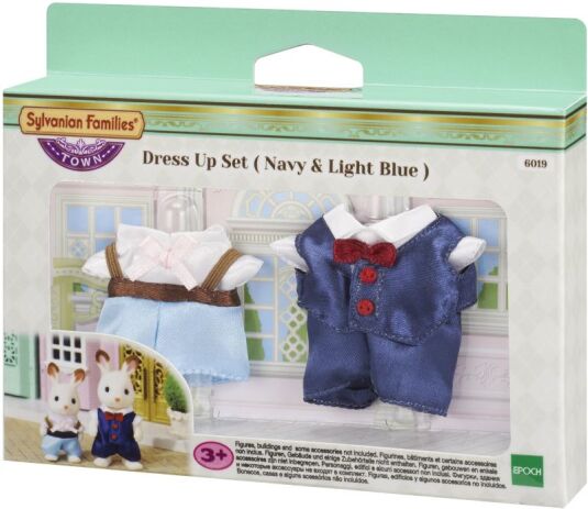Sylvanian Families Town Series-Dress Up Set Navy & Light Blue (035025-6019) (1)