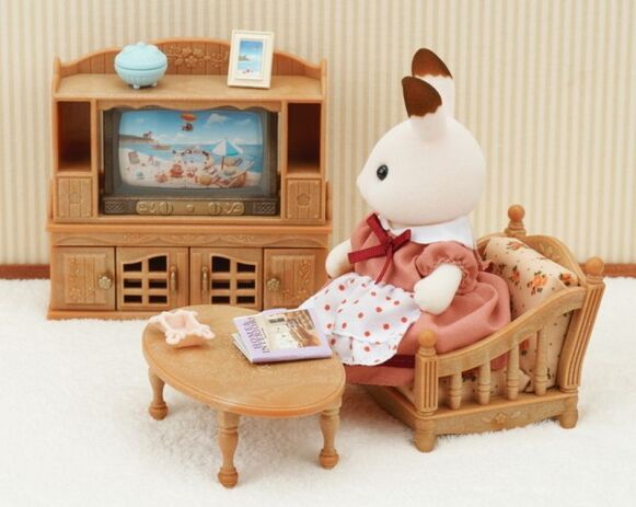 Sylvanian Families Comfy Living Room Set (047318-5339) (2)