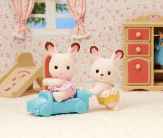 Sylvanian Families Δίδυμα Μωρά Chocolate Rabbit Twins (053335-5420) (2)