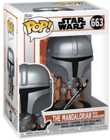 POP!#663 The Mandalorian With Darksaber-Star Wars:The Mandalorian (088503) (1)