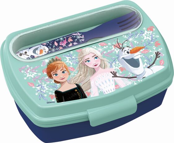 Stor Δοχείο Φαγητού Με Κουτάλι/Πιρούνι Frozen Snowy Tale (108179) (0)