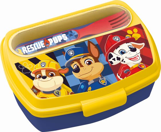 Stor Δοχείο Φαγητού Με Κουτάλι/Πιρούνι Paw Patrol Rescue Pups (108182) (0)