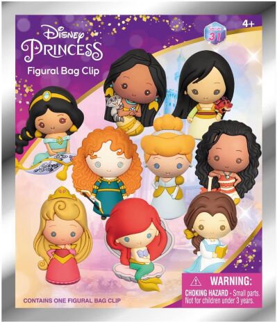 Monogram Disney-Ultimate Princess Φιγούρα Μπρελόκ Φακελάκι-9 Σχέδια-1Τμχ (104429) (0)