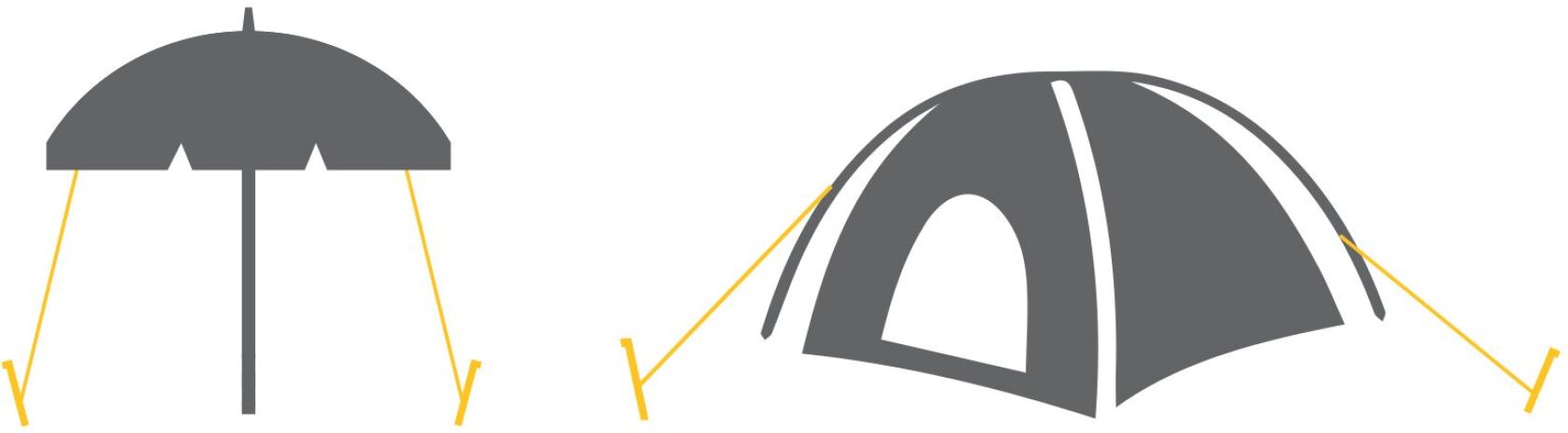 Πάσσαλοι & Σχοινιά Για Στήριξη Ομπρέλας/Σκηνής (2516) (1)