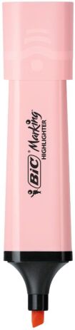 Bic B.Υπογραμμιστής Highlighter Flat Pastel Ροζ (518204) (0)