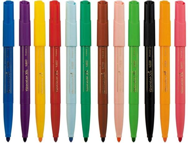 Bic Μαρκαδόρος Ζωγραφικής Eco Visacolor XL-12Τμχ (8922231) (2)