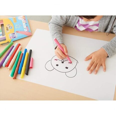 Bic Μαρκαδόρος Ζωγραφικής Eco Visacolor XL-12Τμχ (8922231) (3)