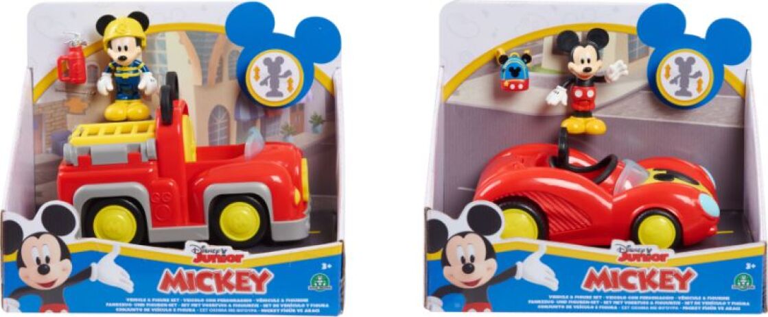 Mickey Φιγούρα Με Όχημα-2 Σχέδια (MCC06111) (2)
