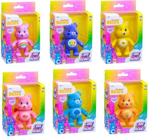 Care Bears Φιγούρα Δράσης 10cm-6 Σχέδια (CAR10000) (2)