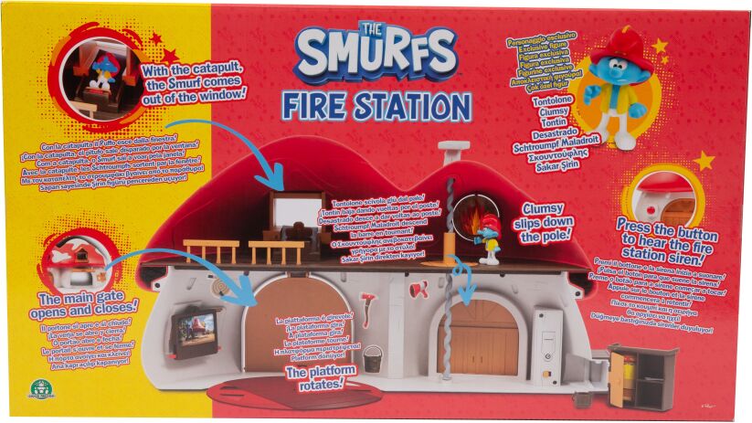 Στρουμφάκια Στρουμφοπυροσβεστική Playset (PUF29000) (9)