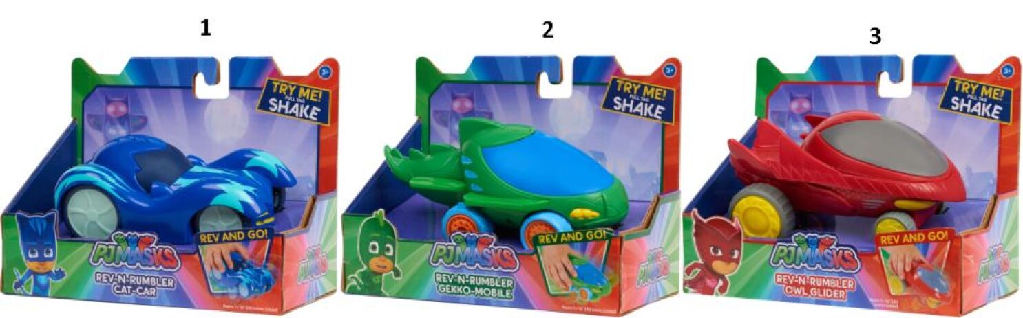 PJ Masks Όχημα Με Κίνηση-3 Σχέδια (PJM30000) (1)