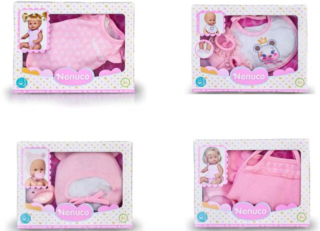 Nenuco Ρούχα-4 Σχέδια (NFN35000) (2)