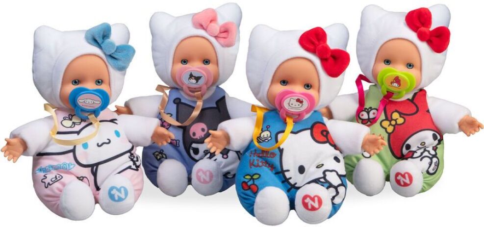 Nenuco Μωράκια Hello Kitty-4 Σχέδια (NFNC2000) (5)