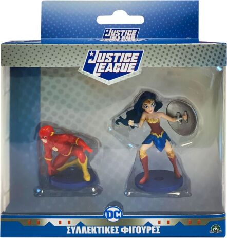 Hero-Mania Justice League Φιγούρες-Τoppers 2Pack-4 Σχέδια (JUT01000) (2)