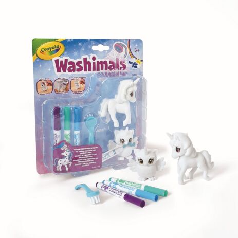 Crayola Washimals Σετ Μονόκερος & Κουκούβαγια (74-7473) (1)