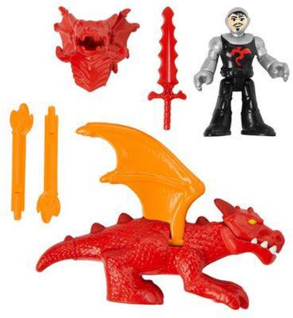 Fisher Price Imaginext-Φιγούρες Ιππότες Με Αξεσουάρ-3 Σχέδια (HCG63) (5)