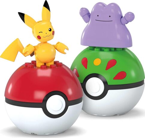 F.P. Mega Blocks Pokemon-Pokeball Σετ Των 2-3 Σχέδια (HXP11) (3)