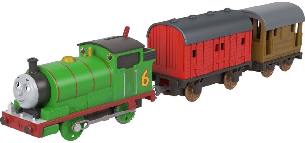 Fisher Price Thomas Trackmaster Μηχανοκίνητα Τρένα Με 2 Βαγόνια-5 Σχέδια (HFX97) (4)