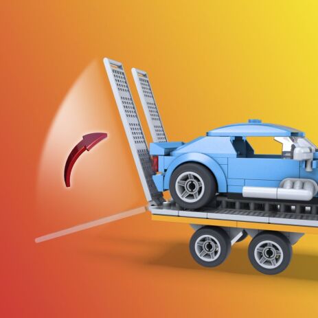 F.P. Mega Bloks Hot Wheels Νταλίκα Twinduction 300Τμχ (GYG66) (4)