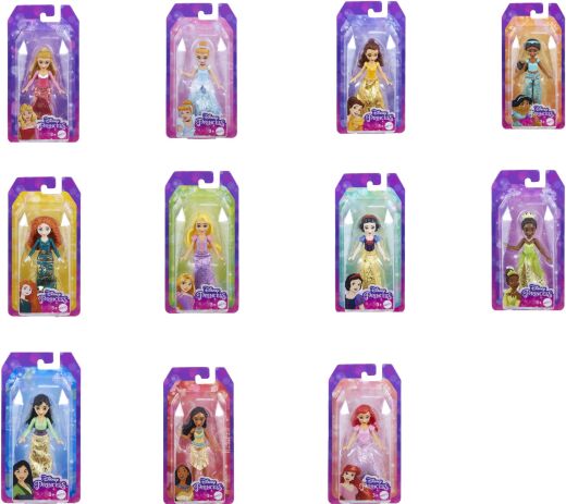 Disney Princess Mini Κούκλες-11 Σχέδια (HLW69) (2)