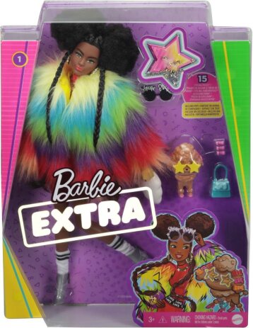 Barbie Extra-Rainbow Coat (GVR04) (1)