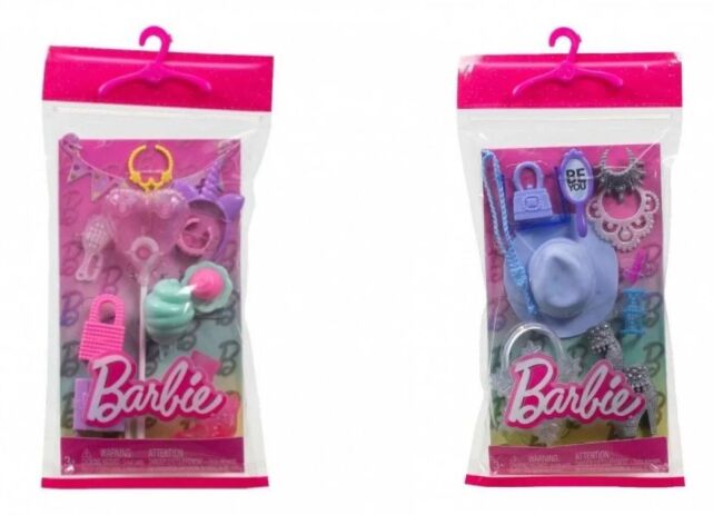 Barbie Αξεσουάρ Μόδας-2 Σχέδια (GWD98) (2)