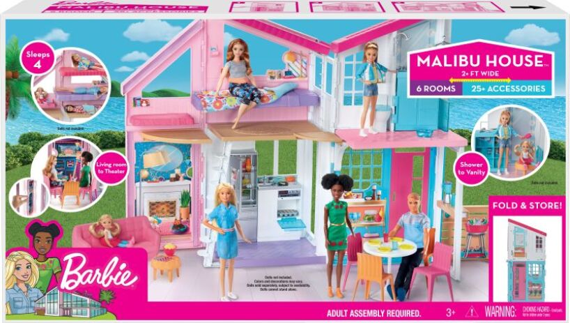 Barbie Malibu Ονειρεμένο Σπίτι (FXG57) (1)