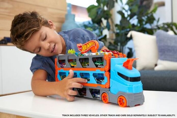 Λαμπάδα Hot Wheels Νταλίκα-Πίστα 2 Σε 1 (GVG37) (4)