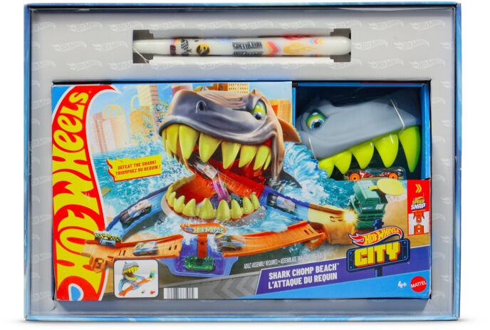 Λαμπάδα Hot Wheels Πίστα Επίθεση Καρχαρία City (JHL96) (0)